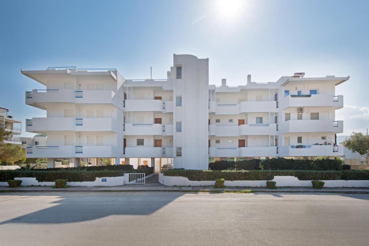 Del Mar Luxury Apartment 30M From The Beach Pórto Ráfti Exteriör bild