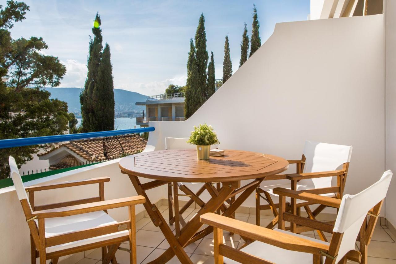 Del Mar Luxury Apartment 30M From The Beach Pórto Ráfti Exteriör bild